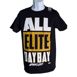 Hot Topic All Elite Wrestling Short Sleeve T-Shirt Black Small NWT